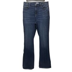 Nine West Bootcut Jeans Women’s 16 33x32 Blue Medium Wash Stretch High Rise